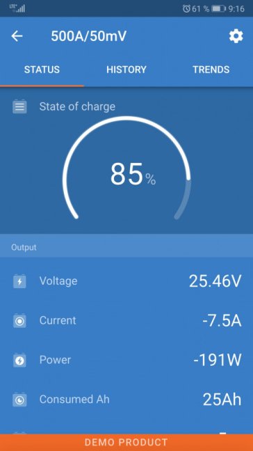 Victron Energy SMARTShunt 1000A/50mV, sledovač stavu baterie s Bluetooth