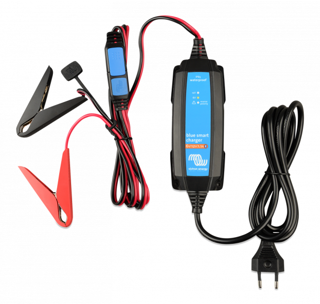 Blue SMART Charger IP65 6V / 12V  1,1A, Pb a Li-ion nabíječ