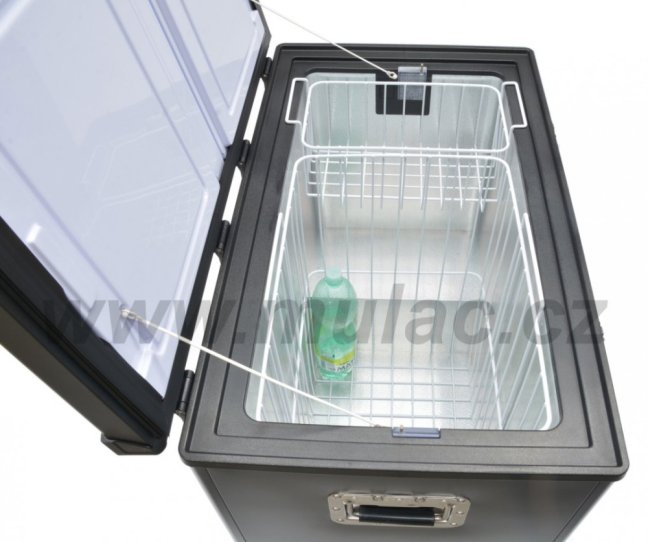 TB130 STEEL BLACK OFF kompresorová autochladnička, 124 litrů, 12/24V