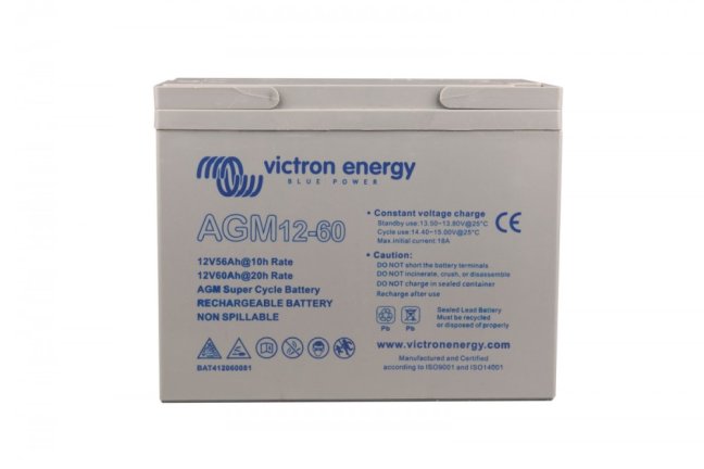 Victron Energy 12V 60Ah AGM Super Cycle BAT412060082