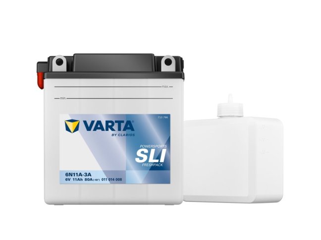 Motobaterie 6N11A-3A VARTA 011014008 SLI  6V 11Ah 80A