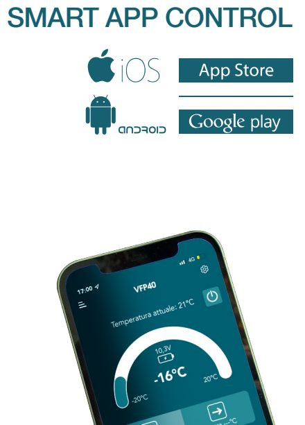 VITRIFRIGO VFC15 12/24V + 230V kompresorová autochladnička