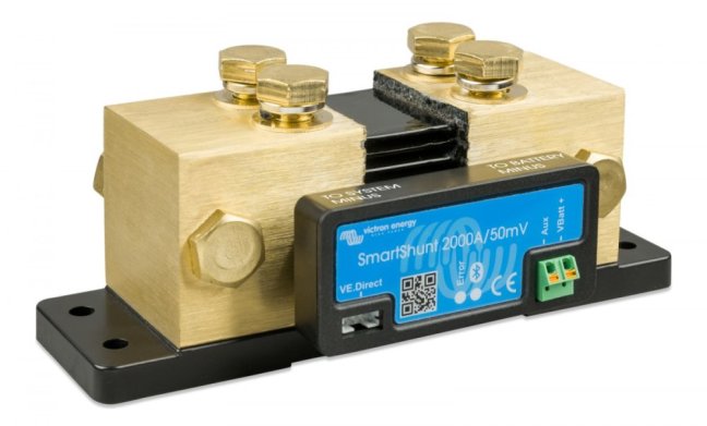 Victron Energy SMARTShunt 2000A/50mV, sledovač stavu baterie s Bluetooth