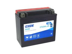 Motobaterie EXIDE ETX20HL-BS 12V 18Ah 270A