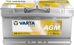595901 VARTA DYNAMIC AGM A5 12V 95Ah 850A