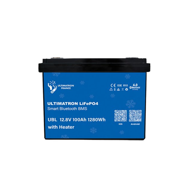 ULTIMATRON UBL-12-100H-PRO 12,8V 100Ah SMART BMS s vyhříváním