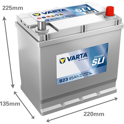 545077 VARTA DYNAMIC SLI B23 12V 45Ah 300A