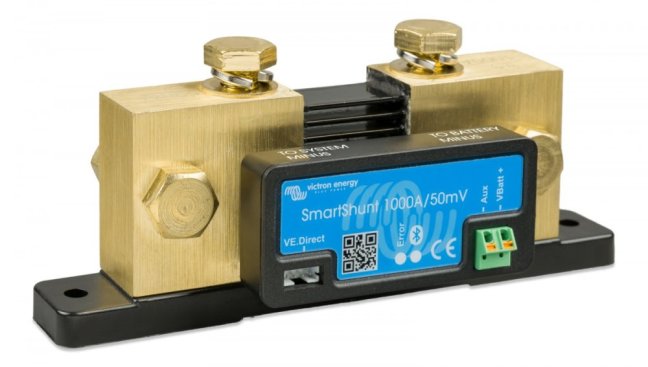 Victron Energy SMARTShunt 1000A/50mV, sledovač stavu baterie s Bluetooth
