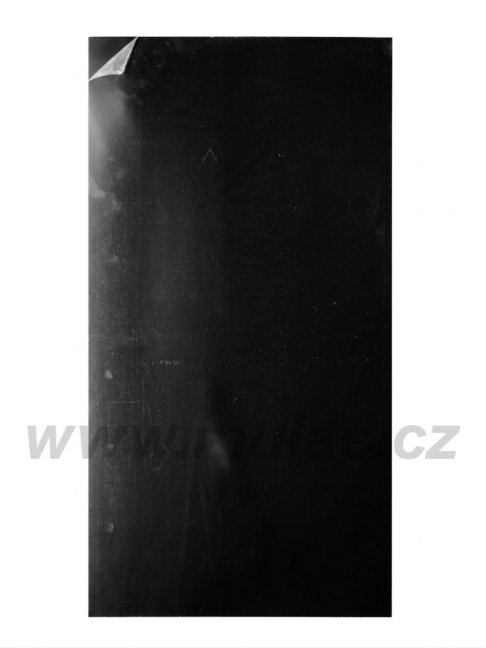 Čelní panel dveří chladničky SLIM 70 černý matný, Indel B