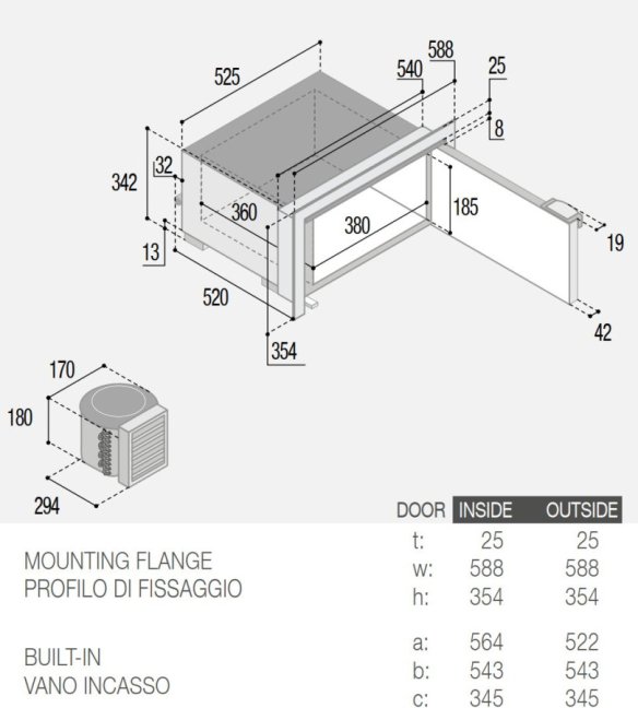 C30BT CHR VITRIFRIGO mrazák 12/24V 30 litrů