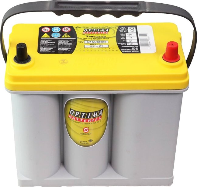 Autobaterie Optima Yellow R-2,7J 12V/38Ah/460A 8072-176