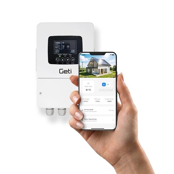 Solární invertor GETI GWH04W 5000W MPPT pro PV ohřev vody